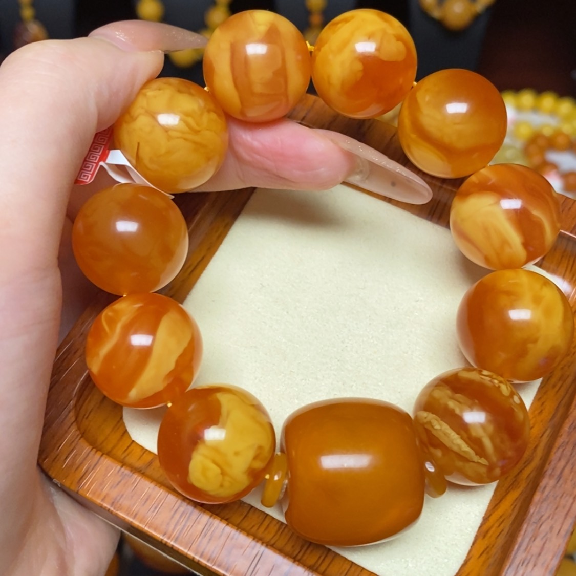 【闪购商品】蜜蜡手链未镶嵌手串