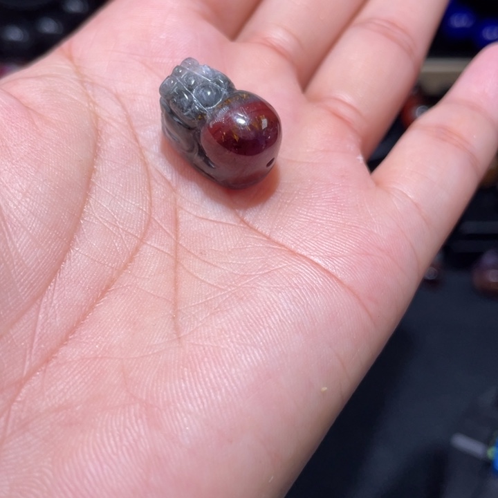 水晶颈饰未镶嵌极光貔貅