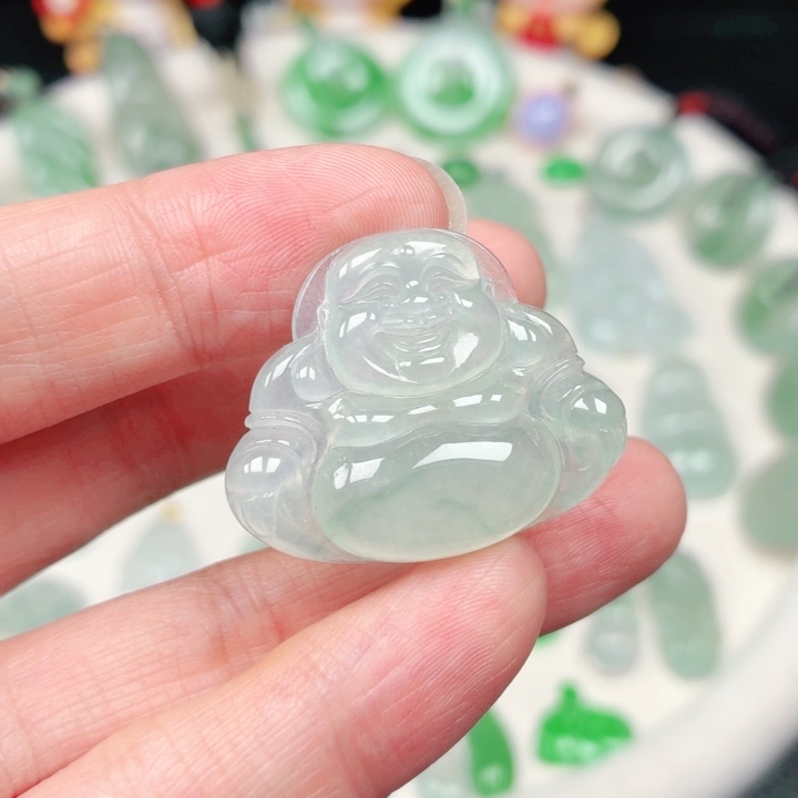 颈饰未镶嵌翡翠缅甸天然A货翡翠