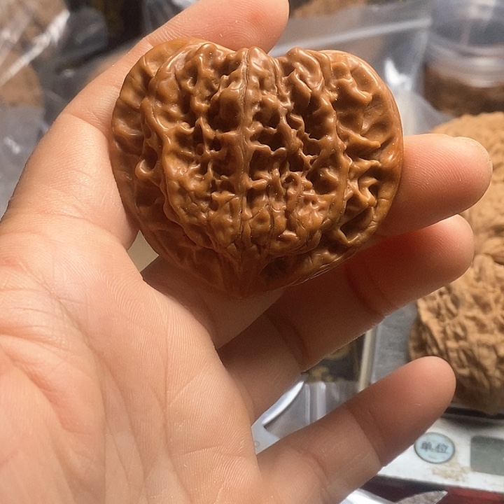 桃核把件V****w官帽压扁吊坠