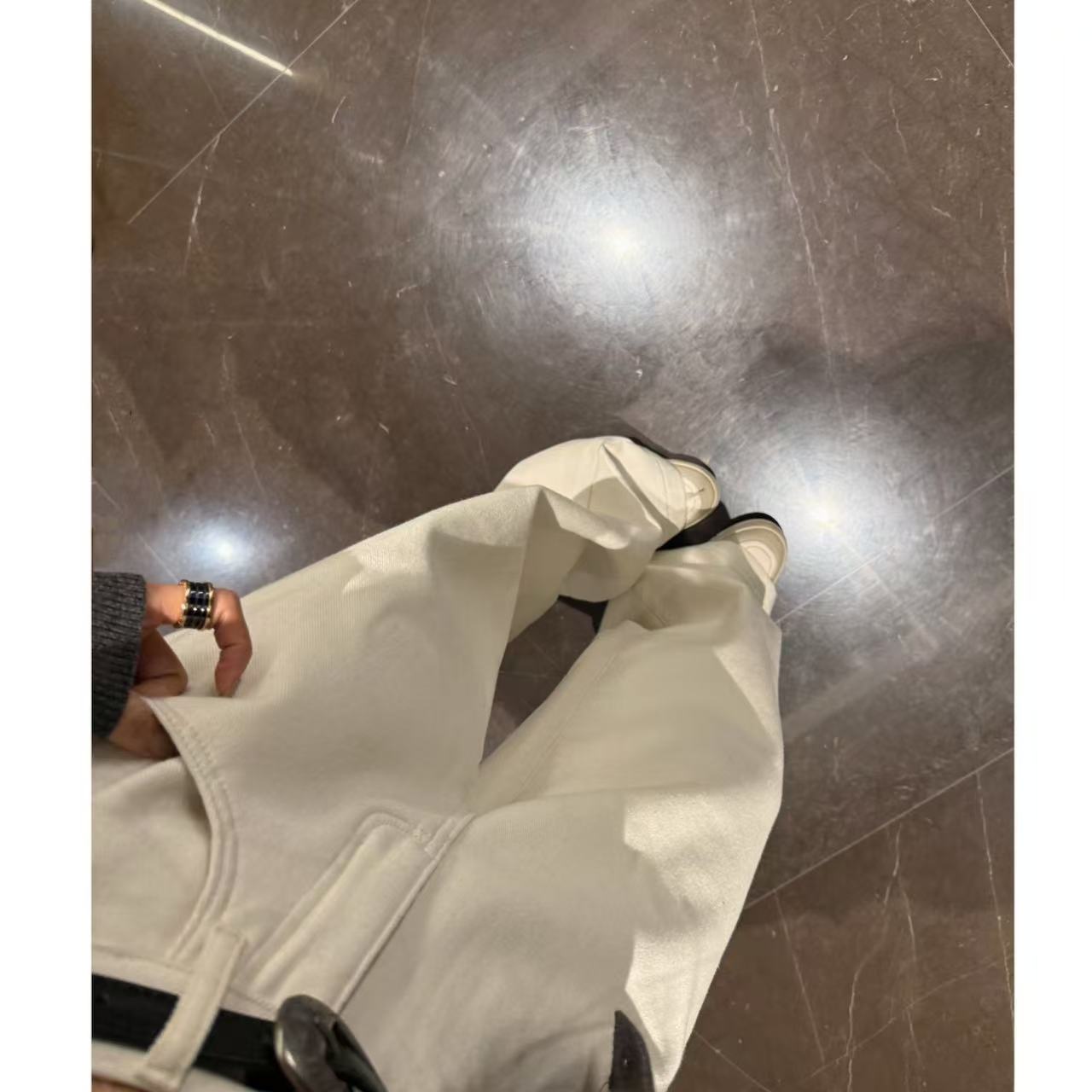 徐秋阳 梦中情裤（四季款） 百搭时尚休闲简约显瘦牛仔裤7231-1