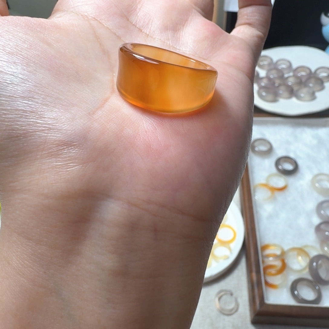 未镶嵌戒指玛瑙/玉髓581港20