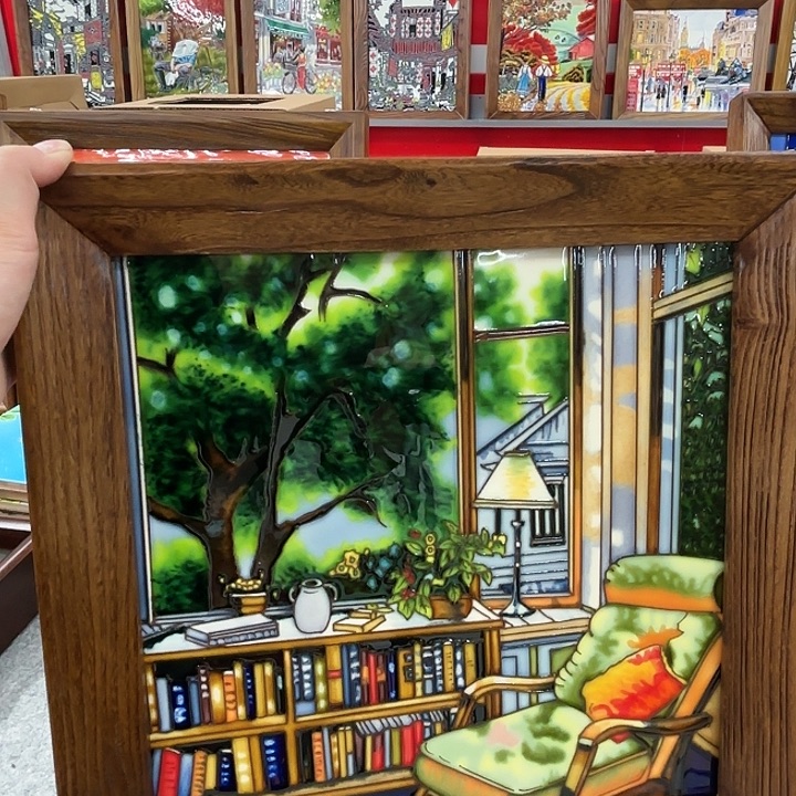 ****开陶瓷板画37/37挂画