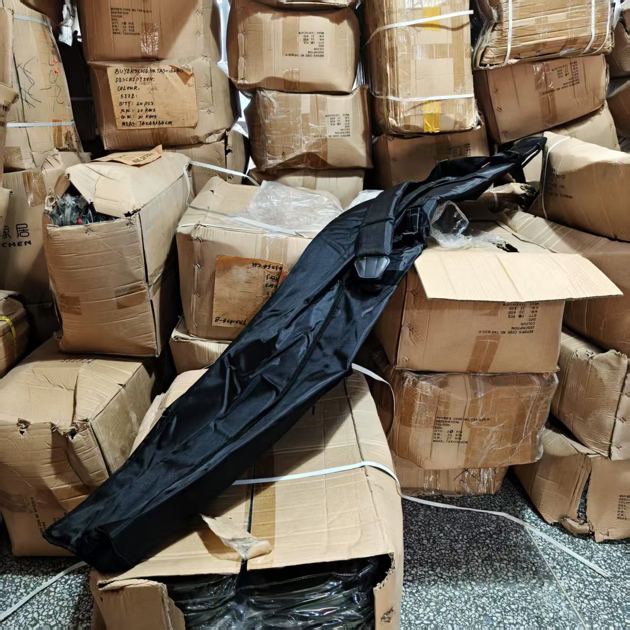 黑色超长  牛津布收纳包 194*23*17