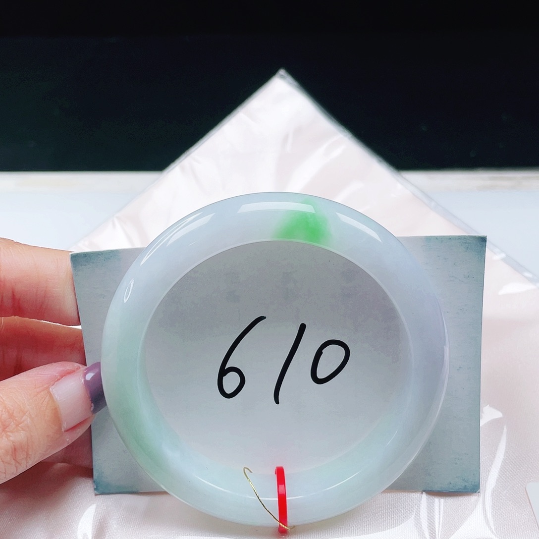 翡翠未镶嵌手镯缅甸翡翠56+