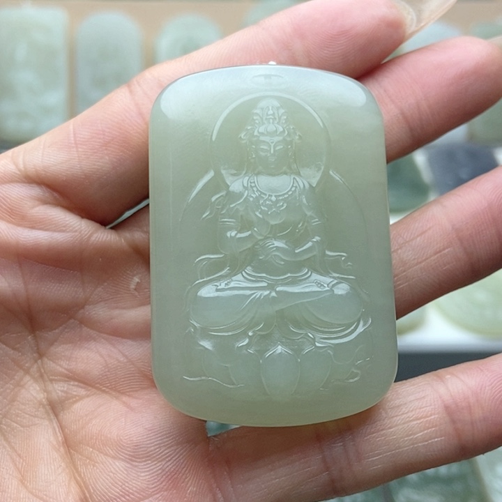 和田玉（糖玉）颈饰未镶嵌