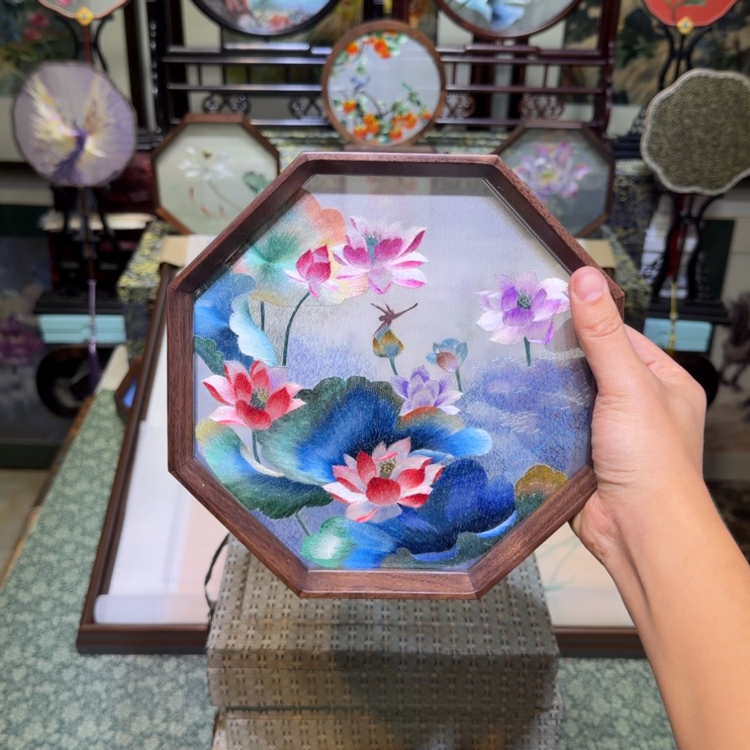 刺绣手工苏绣工艺制作技艺精湛