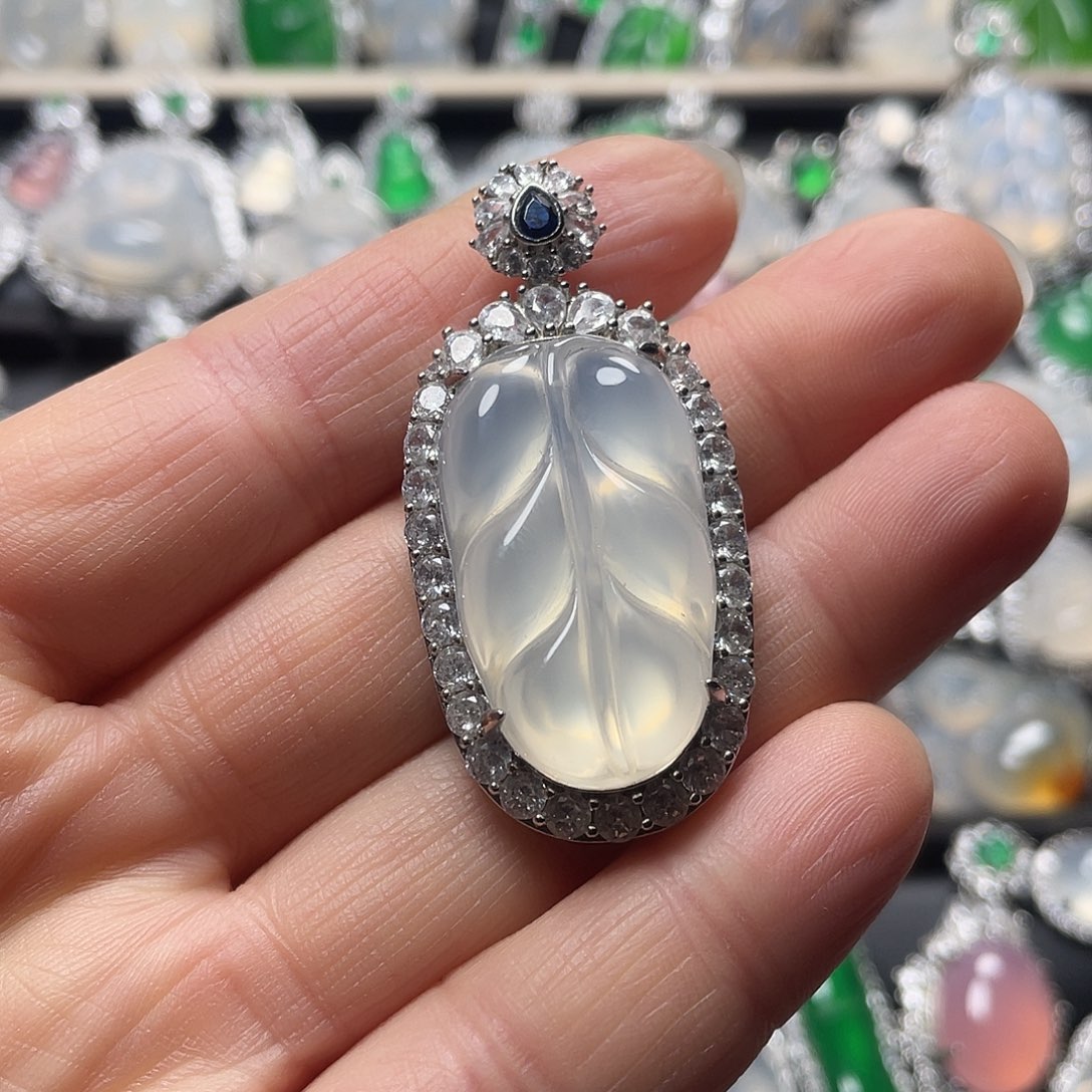 玛瑙/玉髓合金挂件