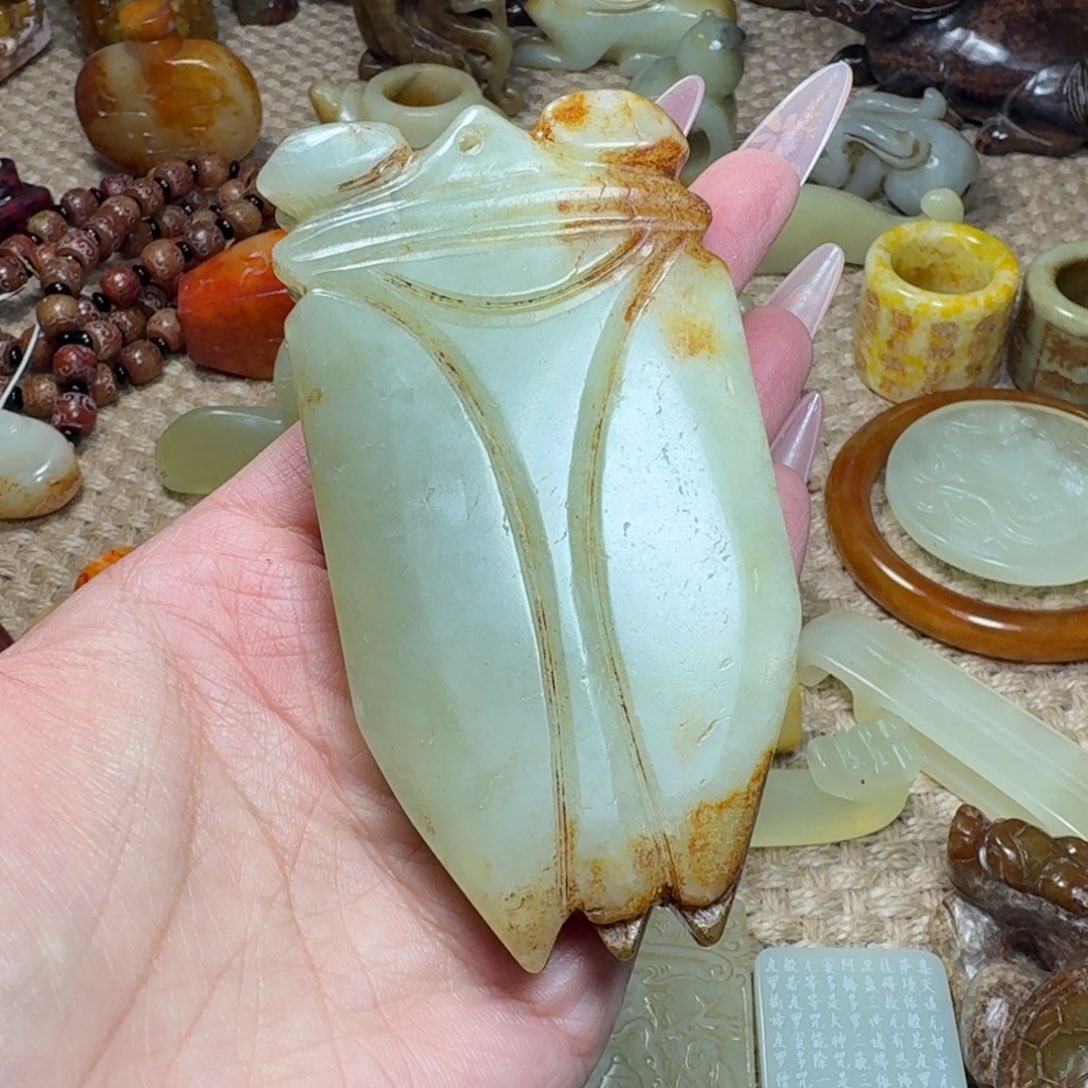 吊坠白玉菩提挂件