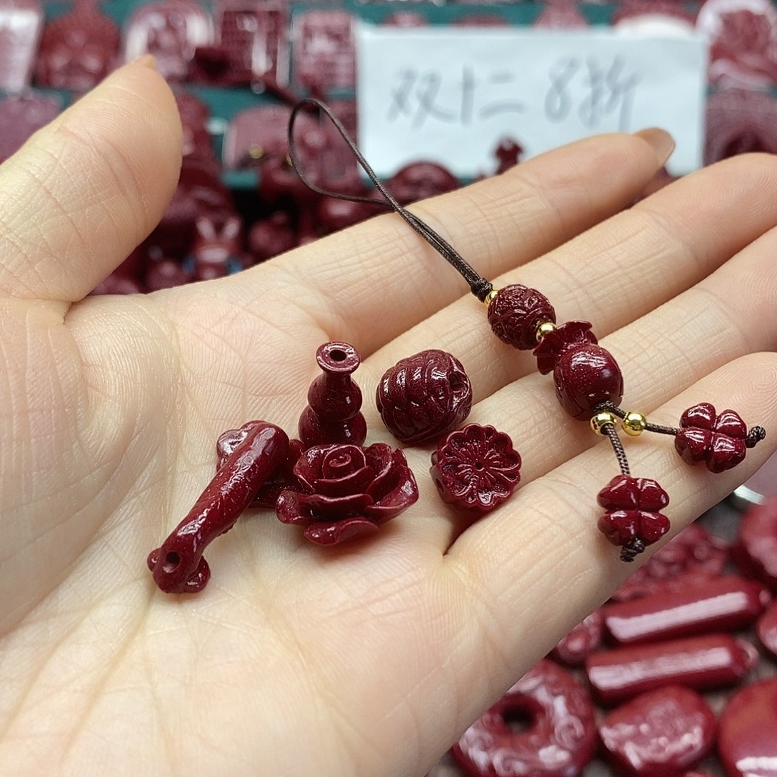 天然辰砂朱砂手链