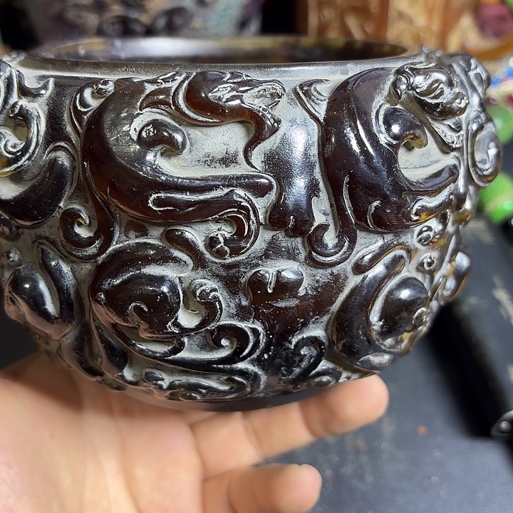 把件白玉菩提一个