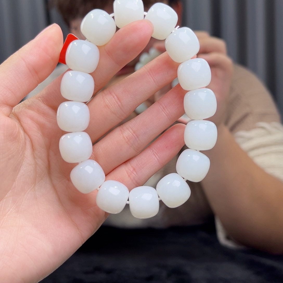 和田玉未镶嵌手串天然和田玉新疆且末天泰14