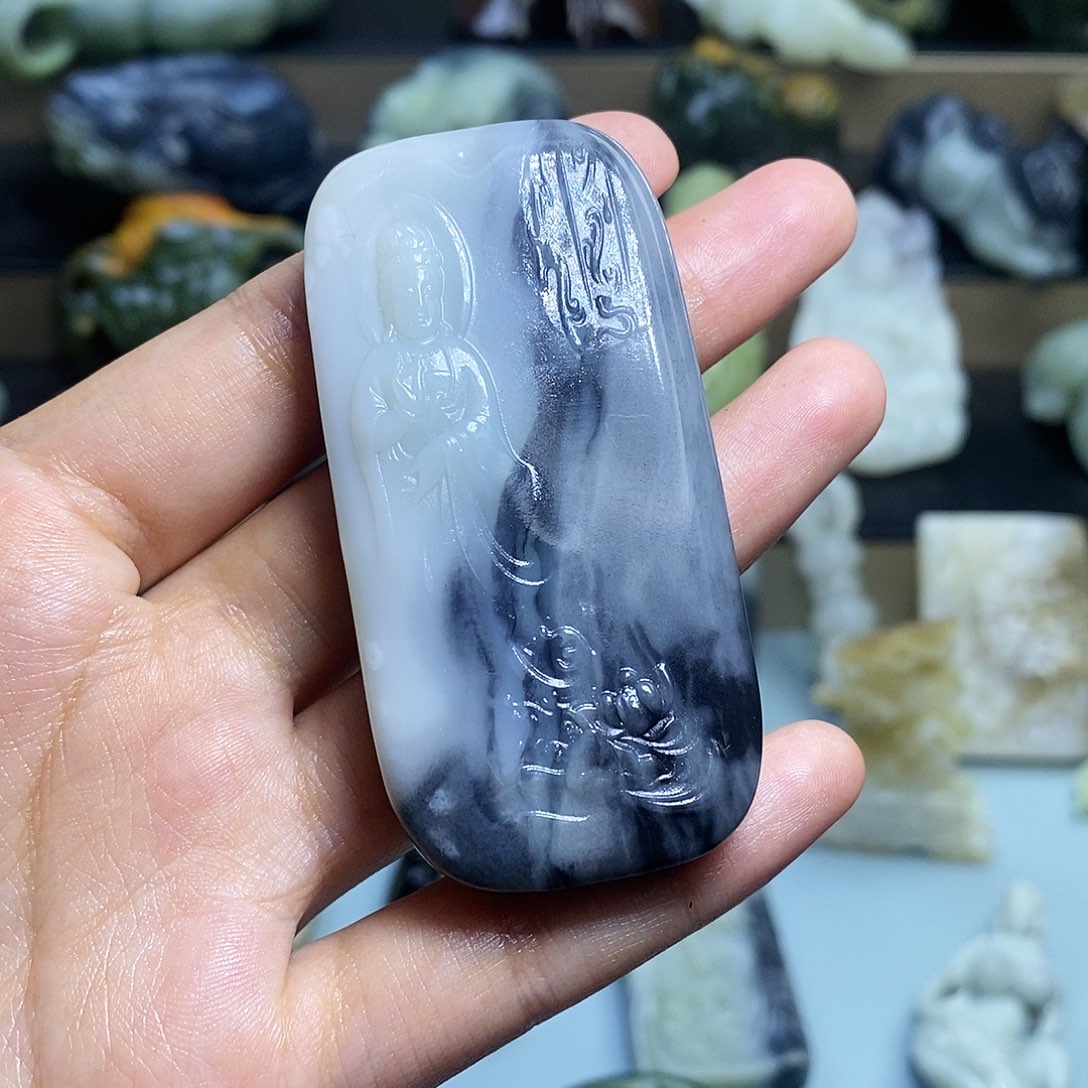 颈饰未镶嵌和田玉别*我