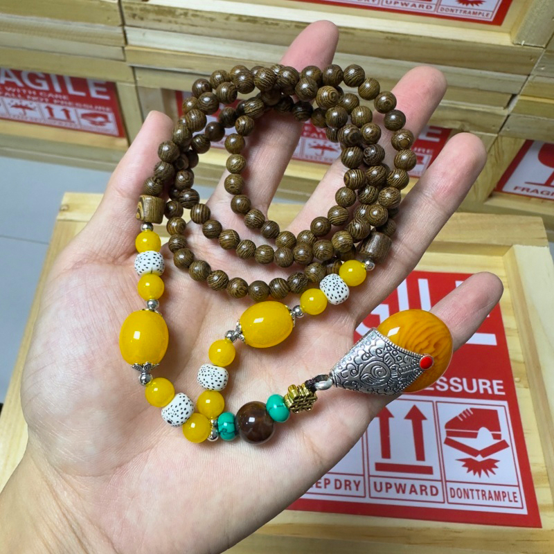 S0488鸡翅木多圈款精美手串无礼盒