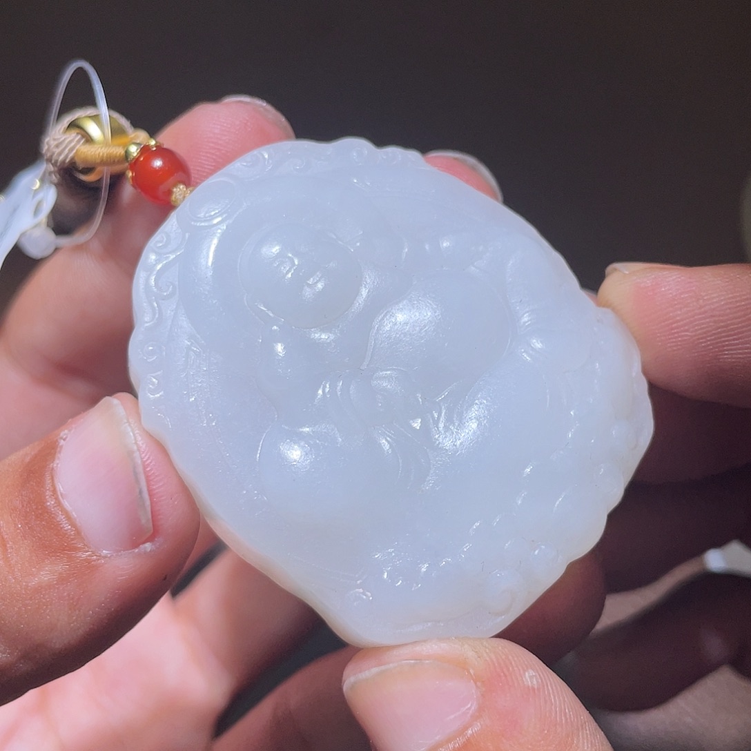 和田玉未镶嵌颈饰d