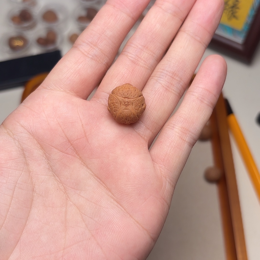 人***！凤眼菩提手串麒麟单颗实心1.6