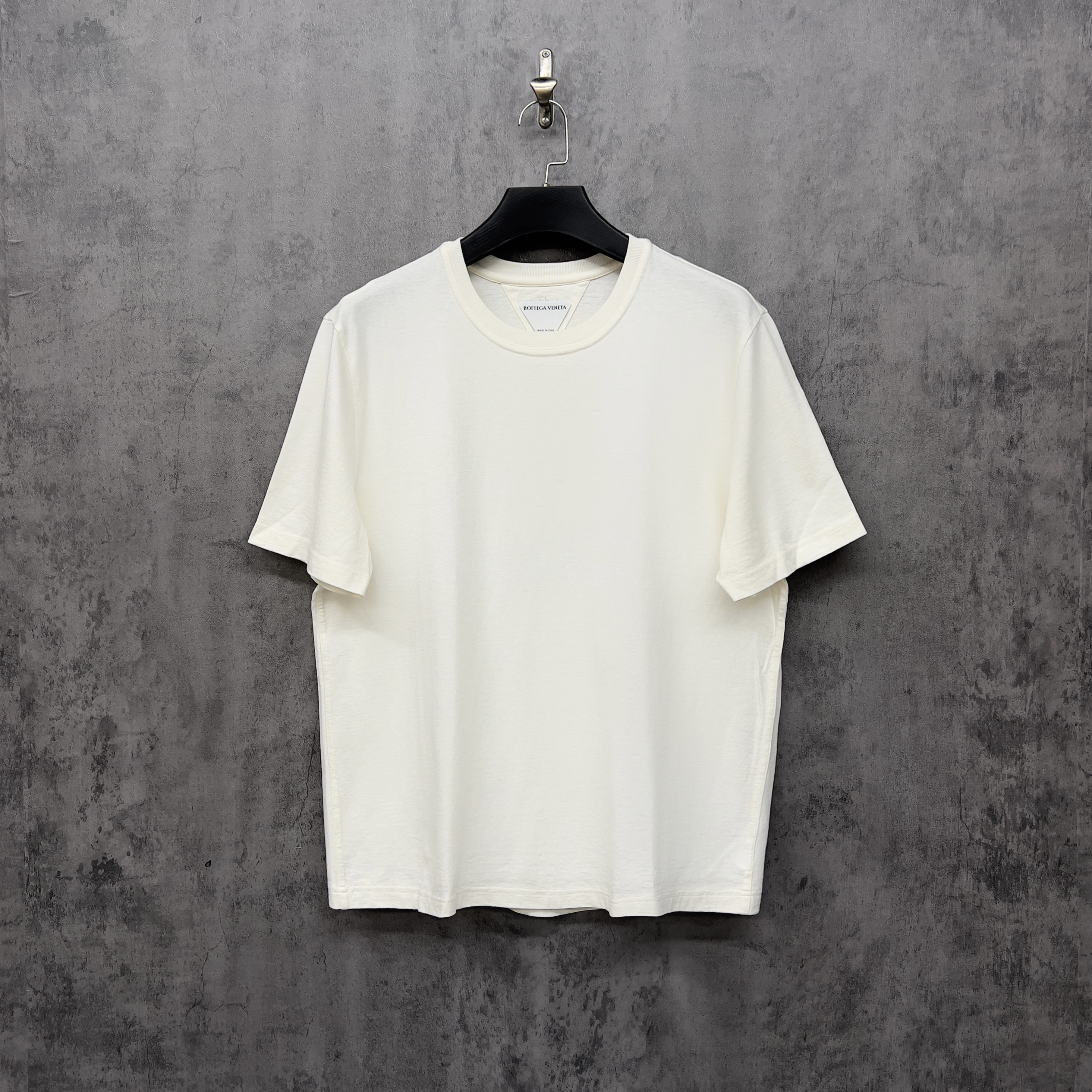 未使用 BOTTEGA VENETA/葆蝶家 Bv刺绣Logo竹节三角短袖/ZK904/XL