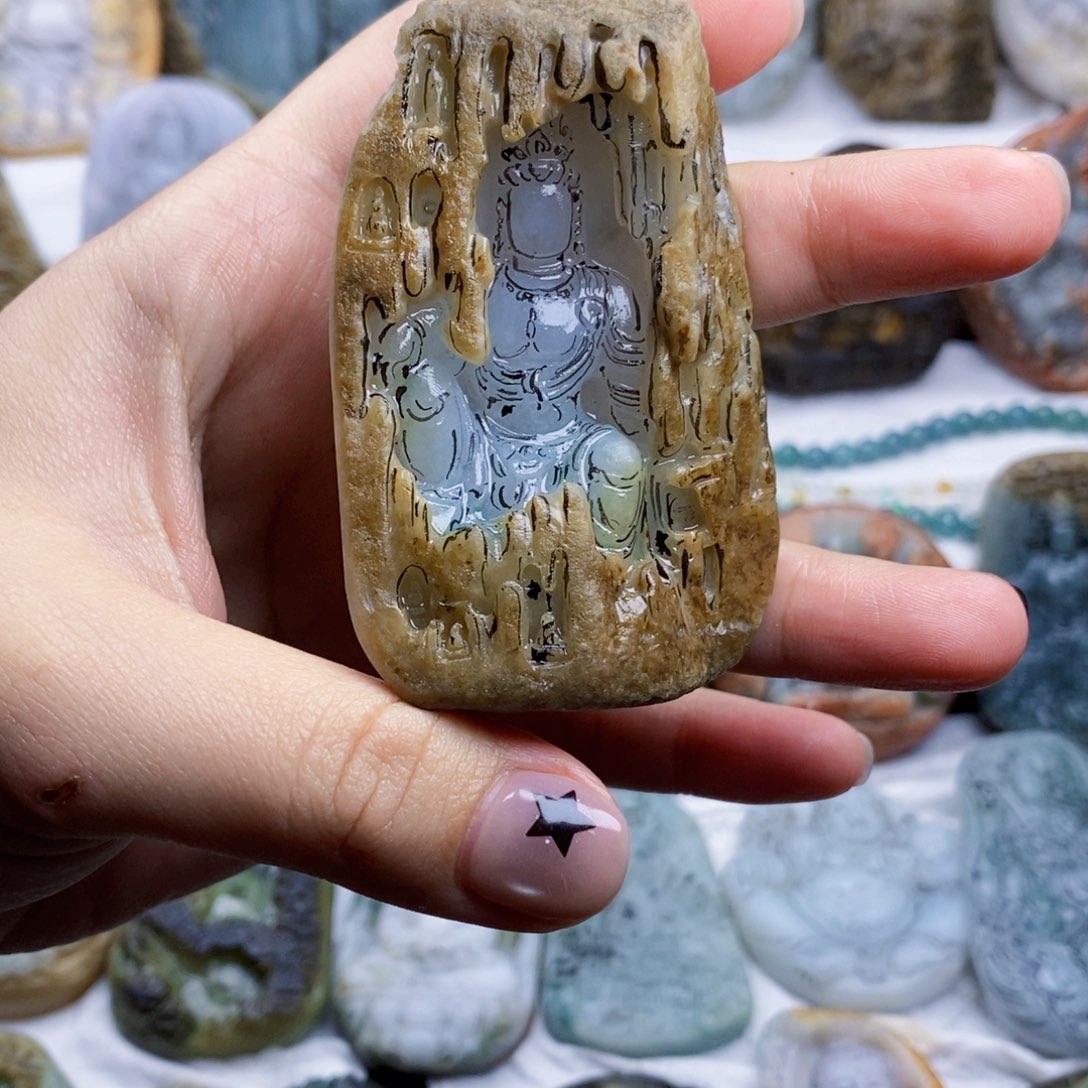 未镶嵌定制翡翠宿***间定制挂件专属链接