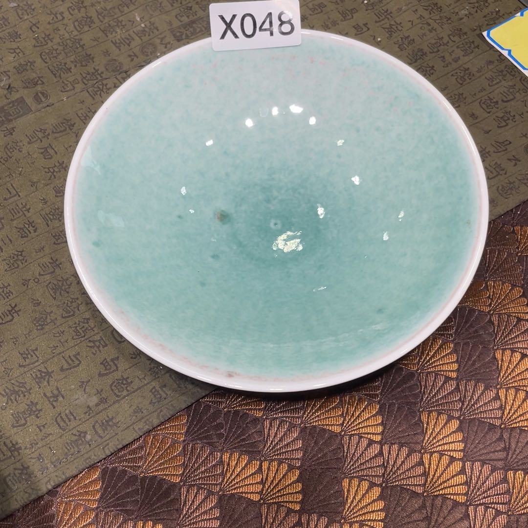 陶景德镇粗陶复古盘微瑕