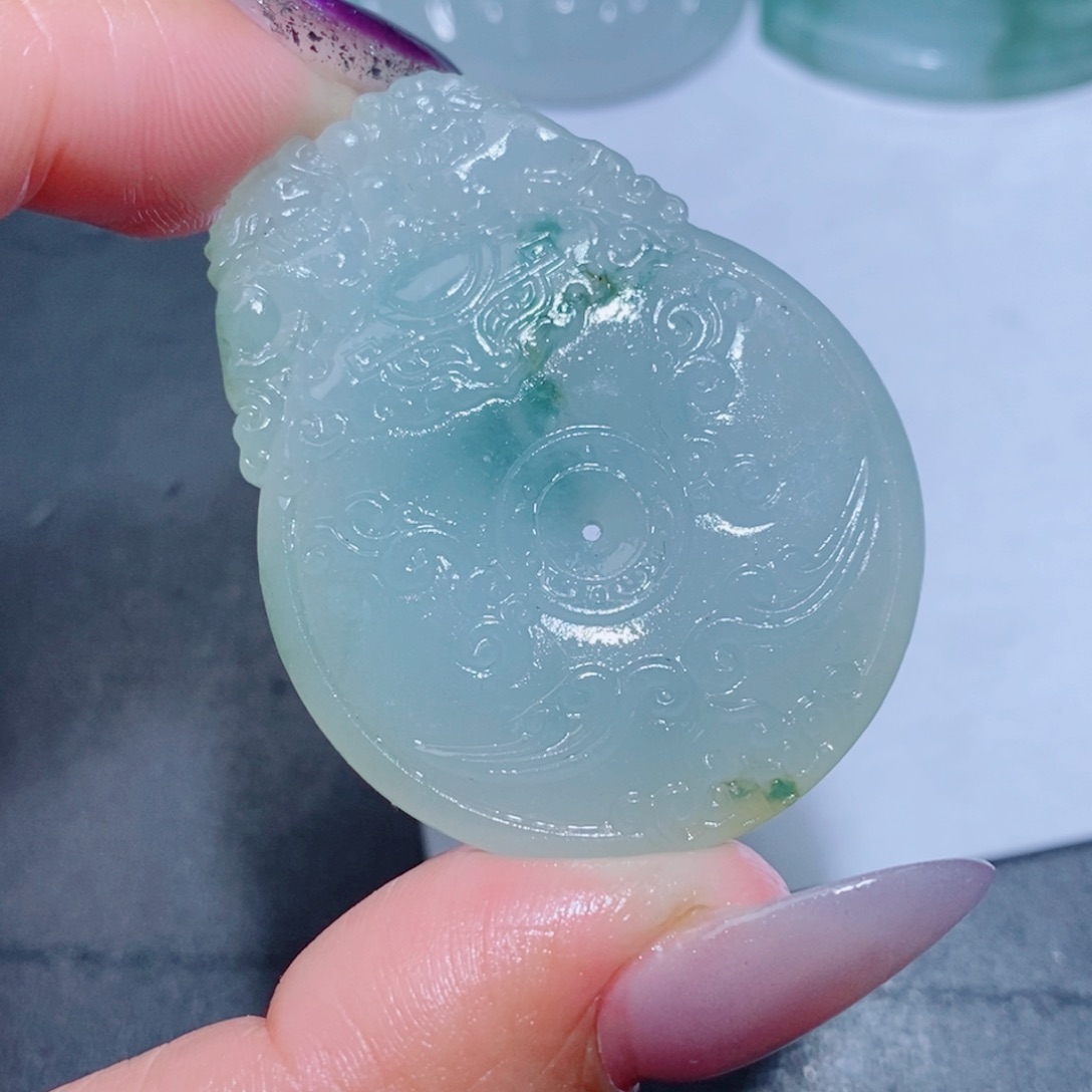 定制翡翠未镶嵌定制毛货翡翠挂件