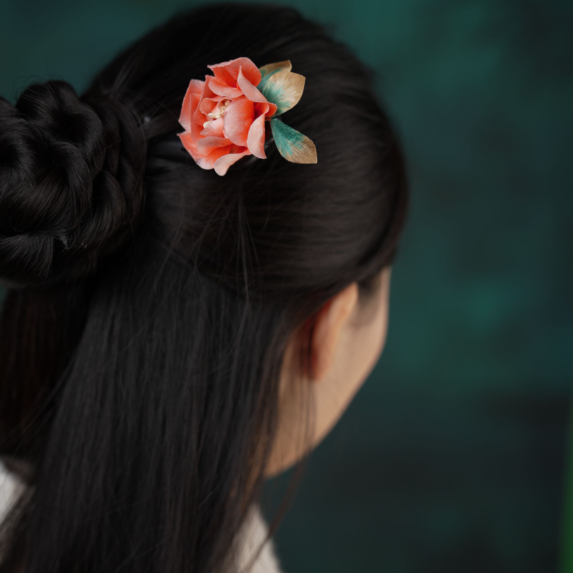 【国色芳华】绒簪阁/非遗手工绒花发簪 国风搭配送礼