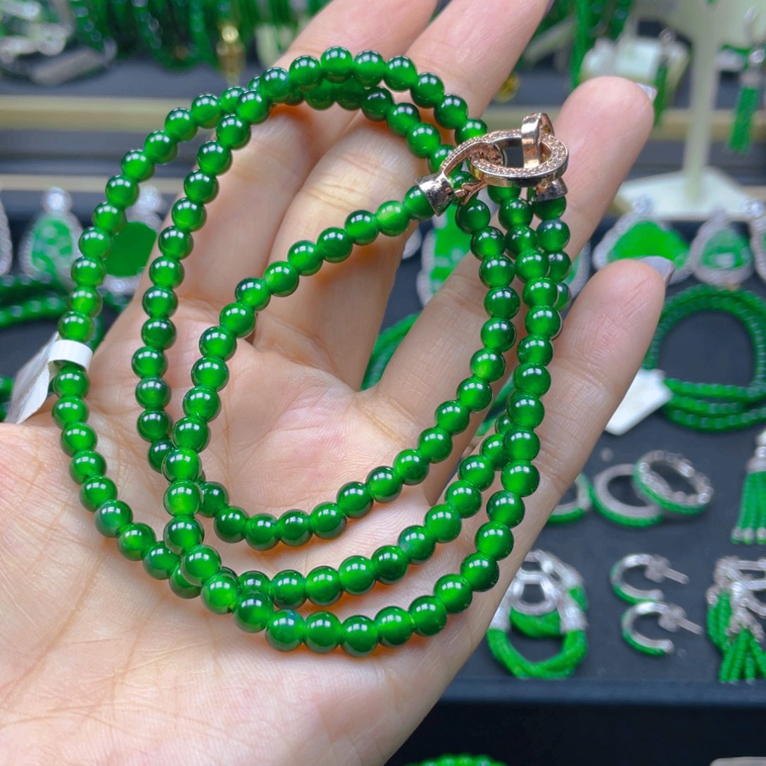 颈饰未镶嵌翡翠项链5