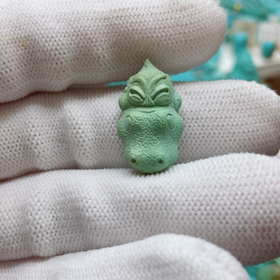 绿松石珠子未镶嵌