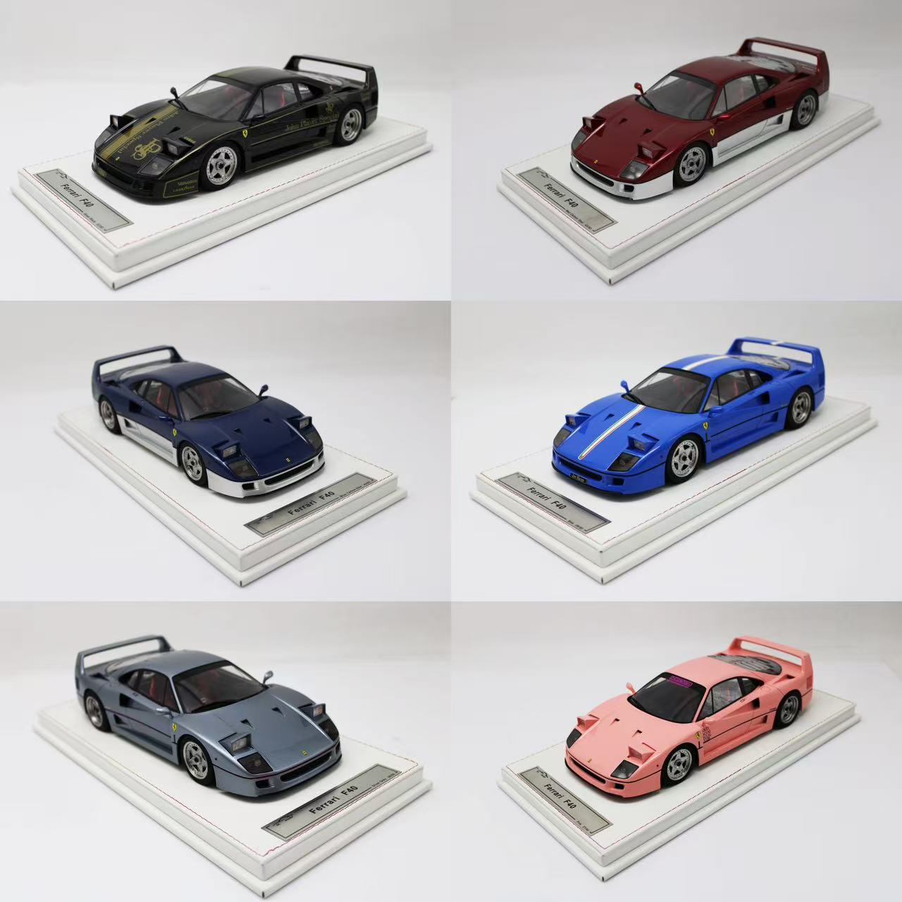 特价 GLmodel 1:18 法拉利Ferrari F40 仿真树脂汽车模型收藏摆件