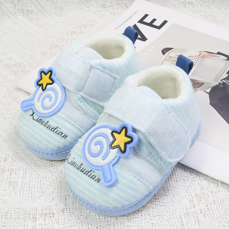 秋冬款婴儿鞋防滑透气不掉鞋软底舒适新生儿步前鞋男女宝宝软底鞋