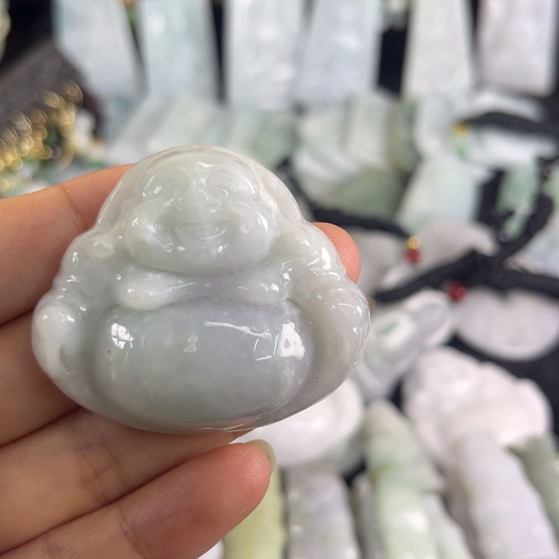 翡翠未镶嵌吊坠(不含链)瑕疵