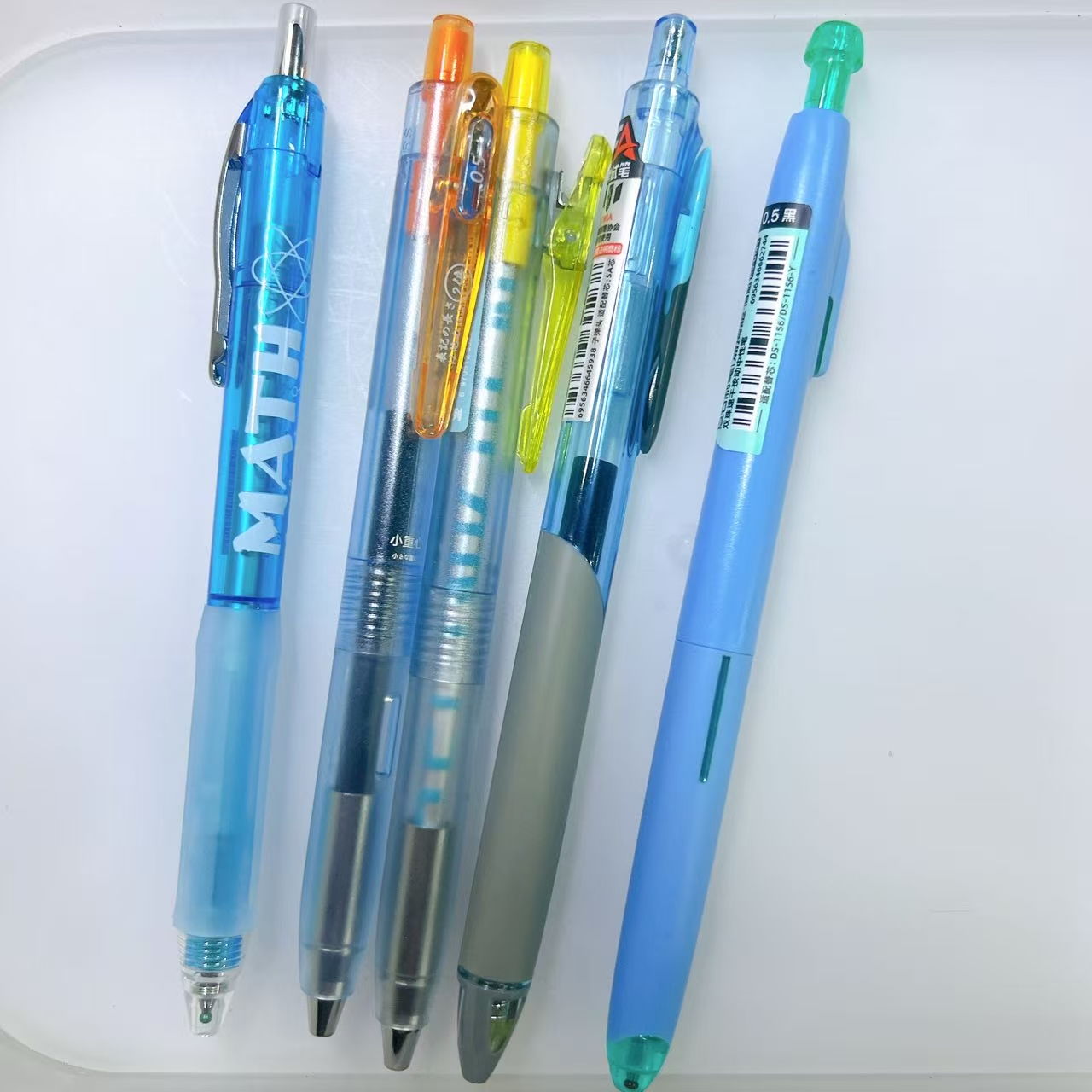 【黑墨-5支】A10蓝杆深海舱极光赛博巅峰5A,掉封蜡不售后