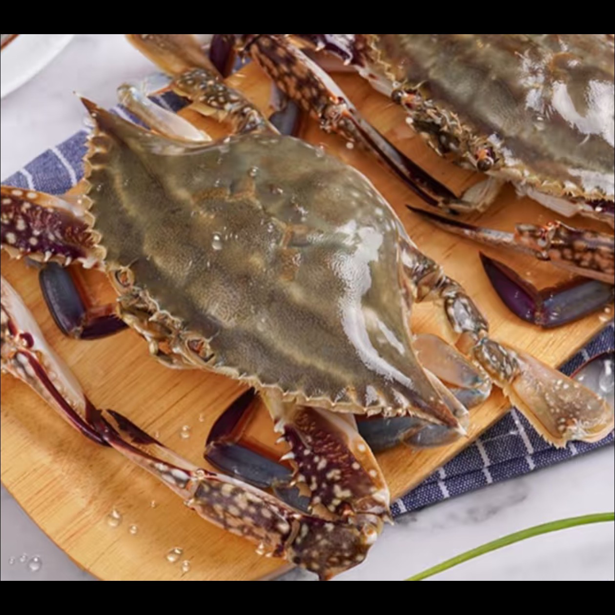 【鲜活】海捕梭子蟹一份1/5斤一只4-7两一斤2/3只左右海鲜梭子蟹同城【保鲜不保活】