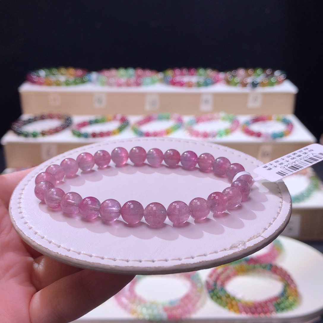 未镶嵌手链碧玺碧玺