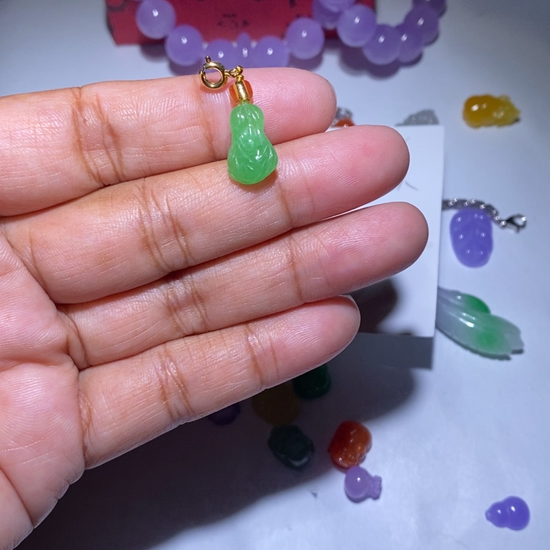 颈饰未镶嵌翡翠六***中90