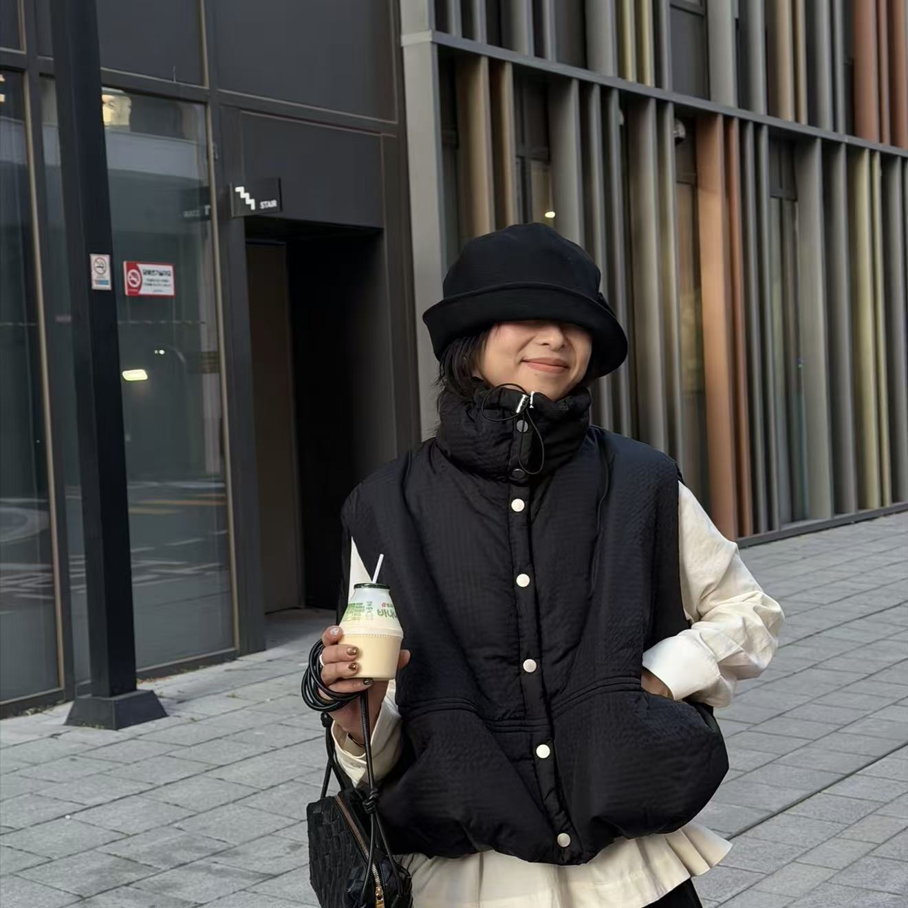 ｛귤 언니｝an川九小众派自留造型棉服