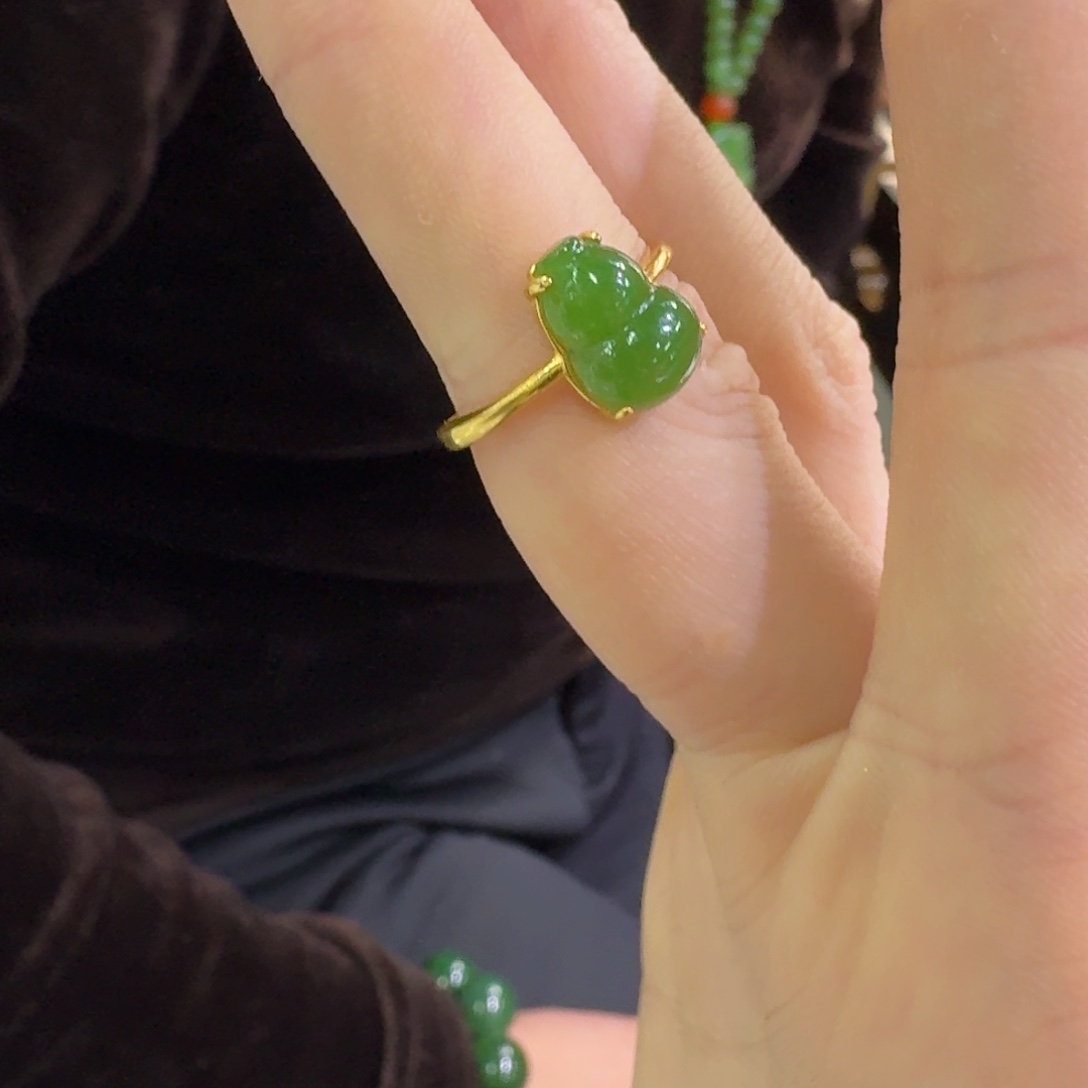 颈饰银S925镶嵌和田玉多样性发货，拍一发一