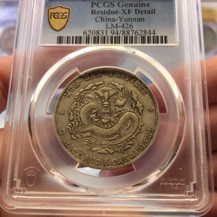 银百货店94云南老龙半圆2844