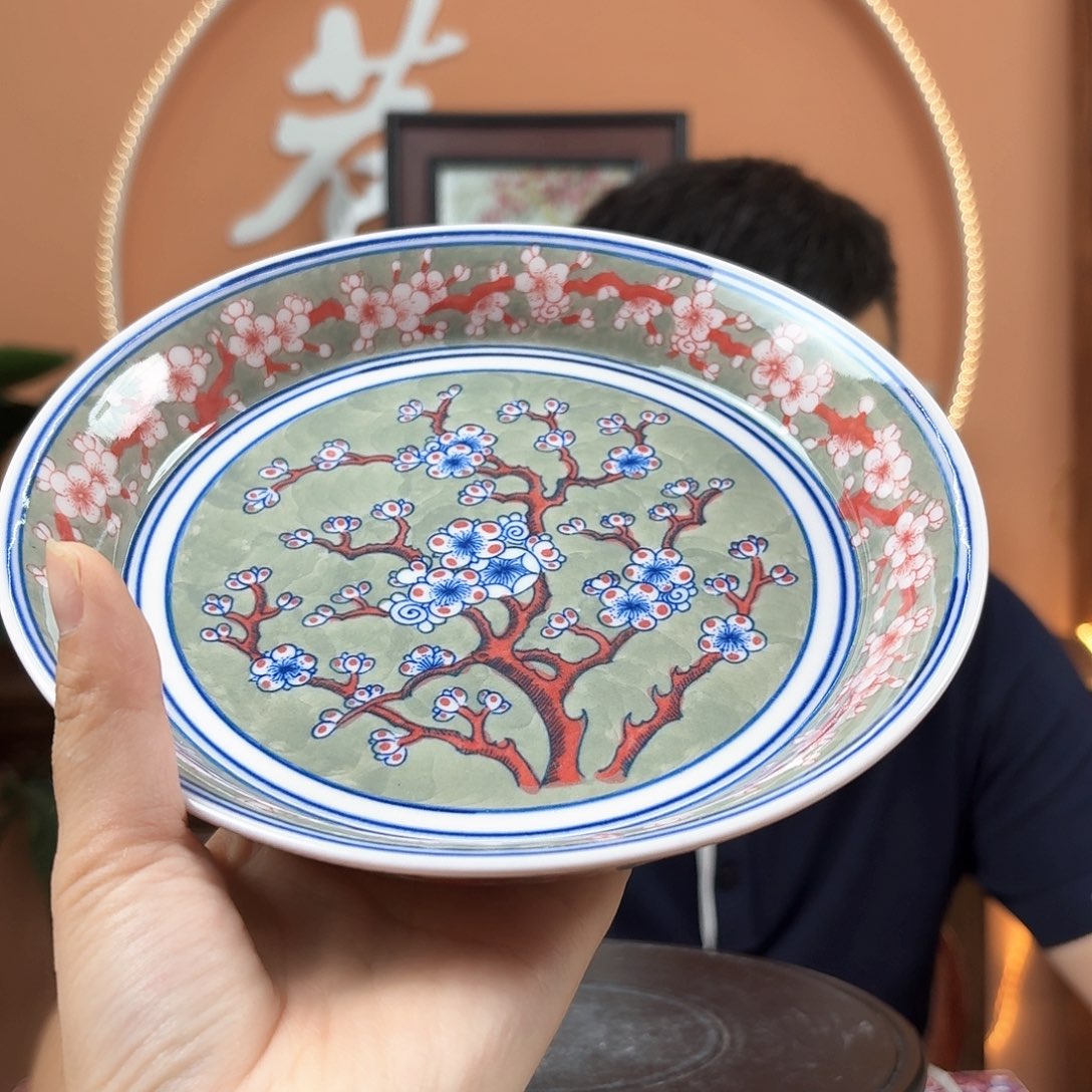 景德镇陶瓷手工手绘盘子
