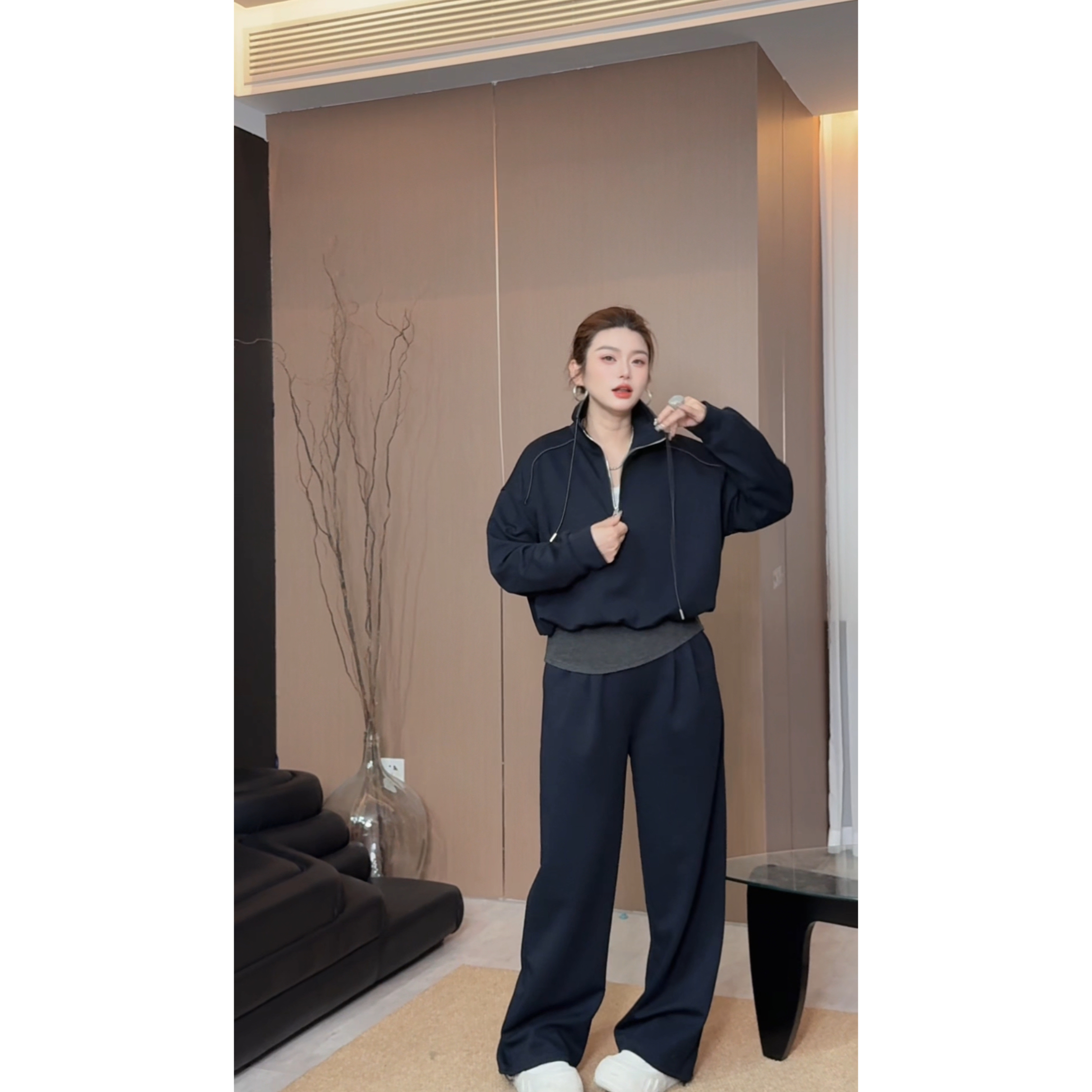 2025秋款新品【减龄显瘦洋气卫衣+卫裤套装】