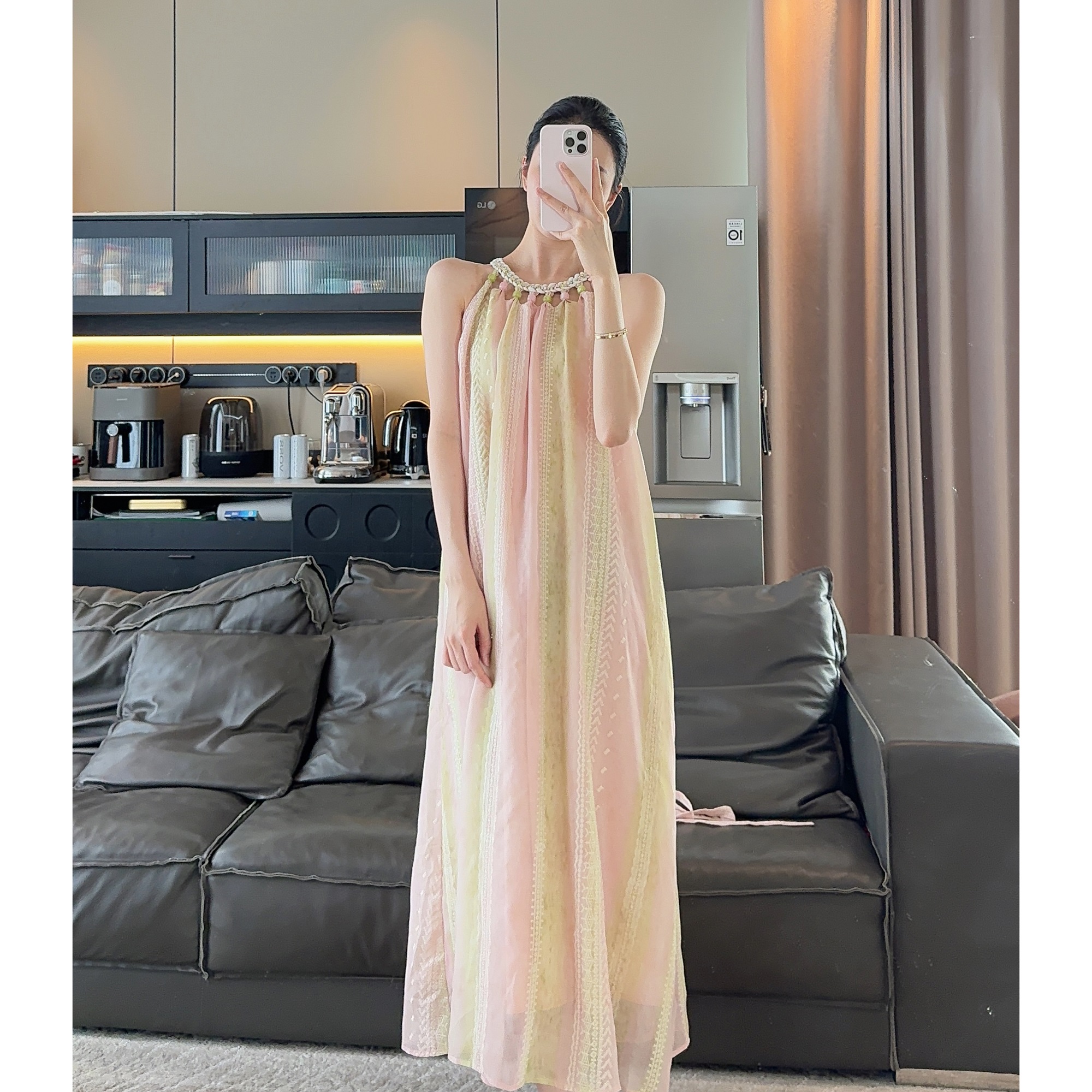 Zwinnie/詹维尼【彩虹裙-独家系列】轻奢甜美设计感连衣裙GYT202534