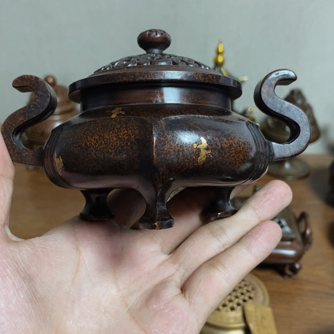 铜盛世铜炉铜器香炉工艺品