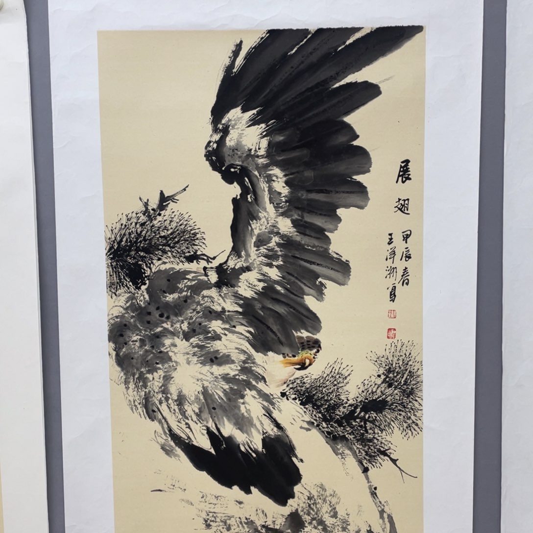 国画艺术家真人手绘