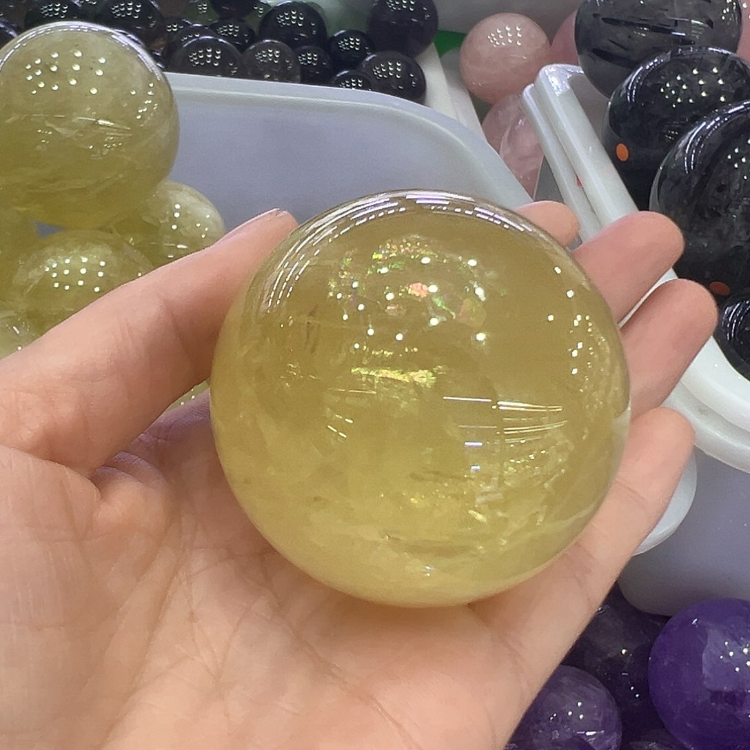 水晶水晶球摆件未镶嵌