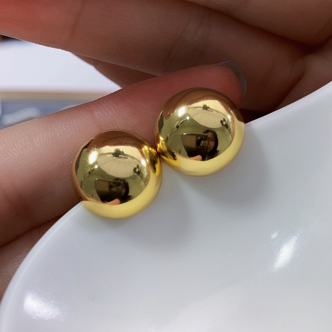 淡水珍珠特价不退不换银耳饰14-14.5m m银S925镶嵌