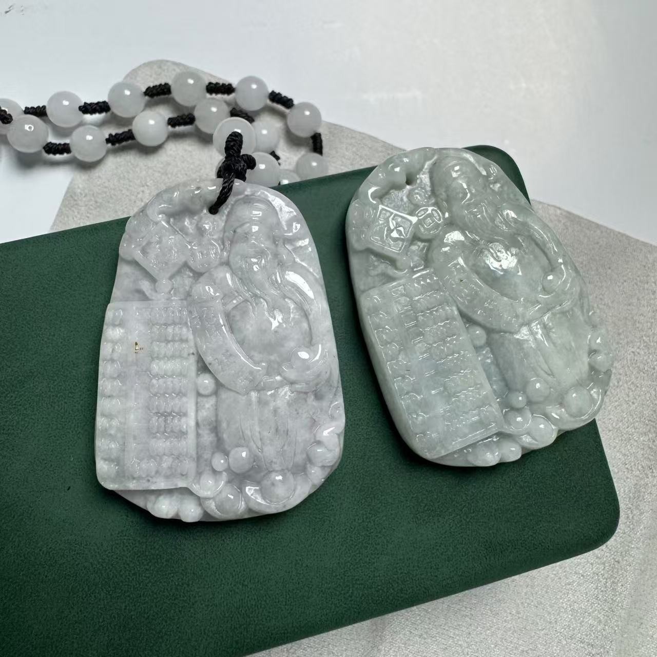 李书锦翡翠财财吊坠 A0723 【拍一发一】 多样性发货