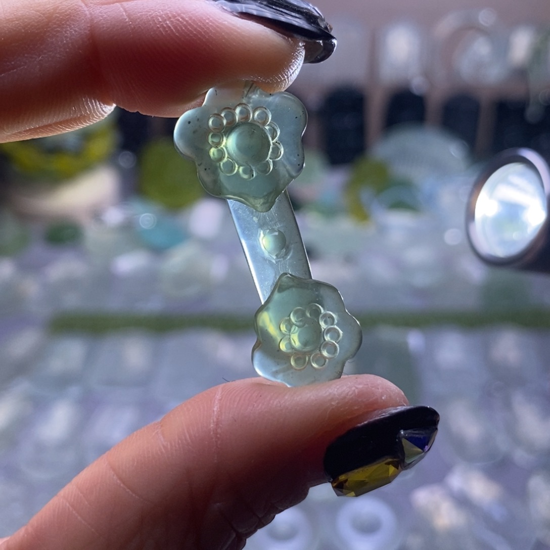 蛇纹石玉未镶嵌颈饰不退不换