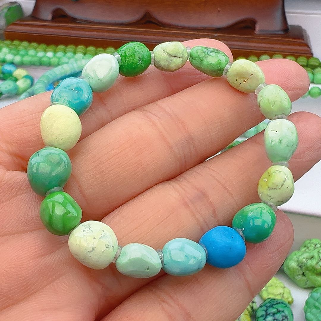 未镶嵌绿松石项链