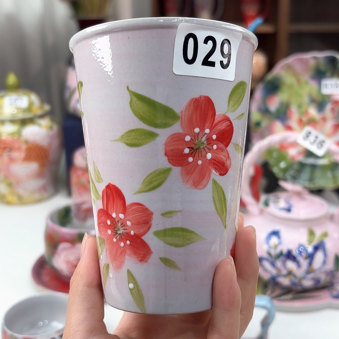 景德镇手绘高温釉下彩陶瓷茶具