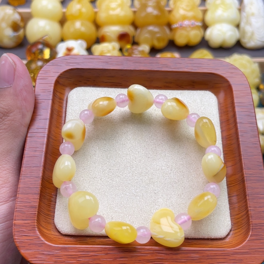 琥珀未镶嵌裸石蜜蜡