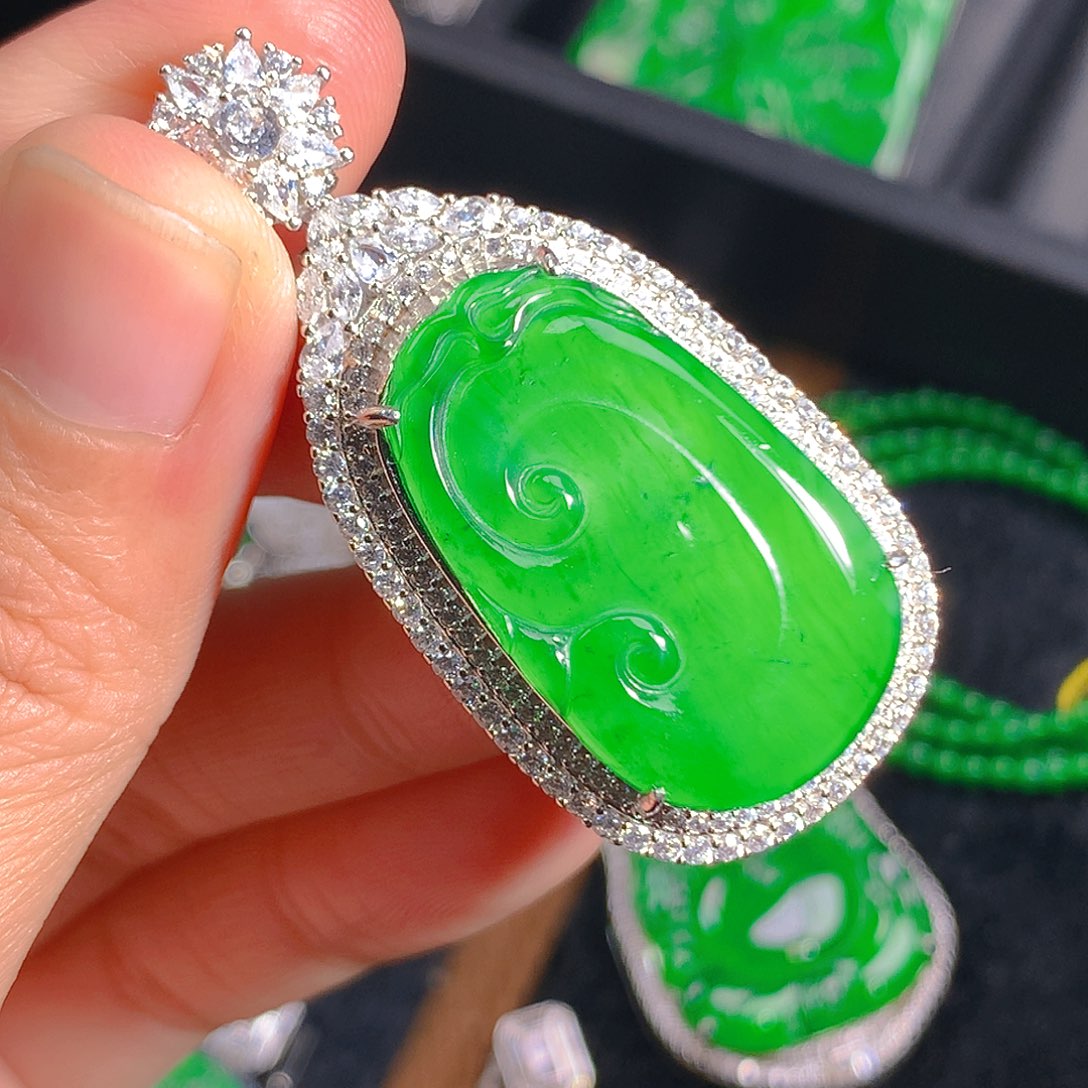 翡翠吊坠(不含链)未镶嵌